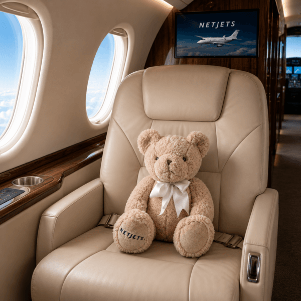 Peluche personalizado promocional netjets 600x600